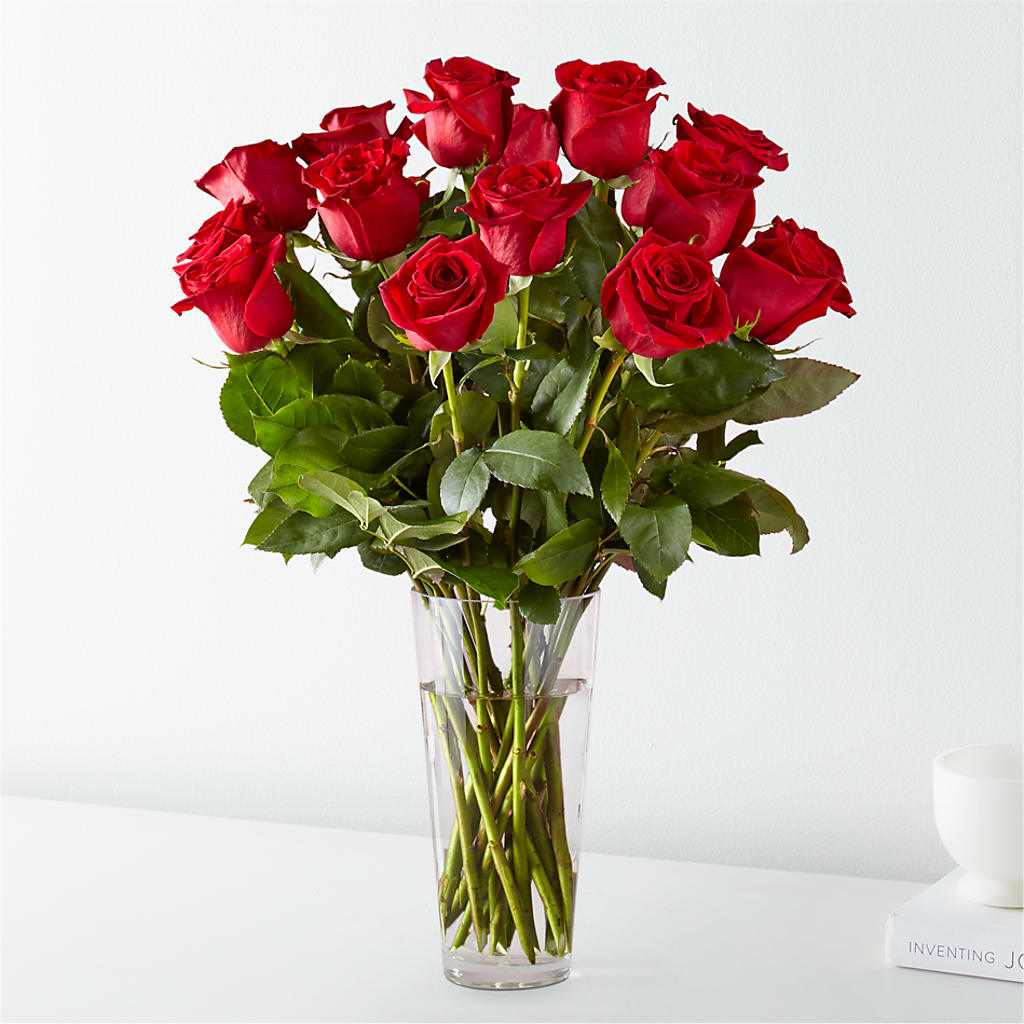 Long Stem Red Rose Bouquet – Lone Oak Gardens, Fairmount IN