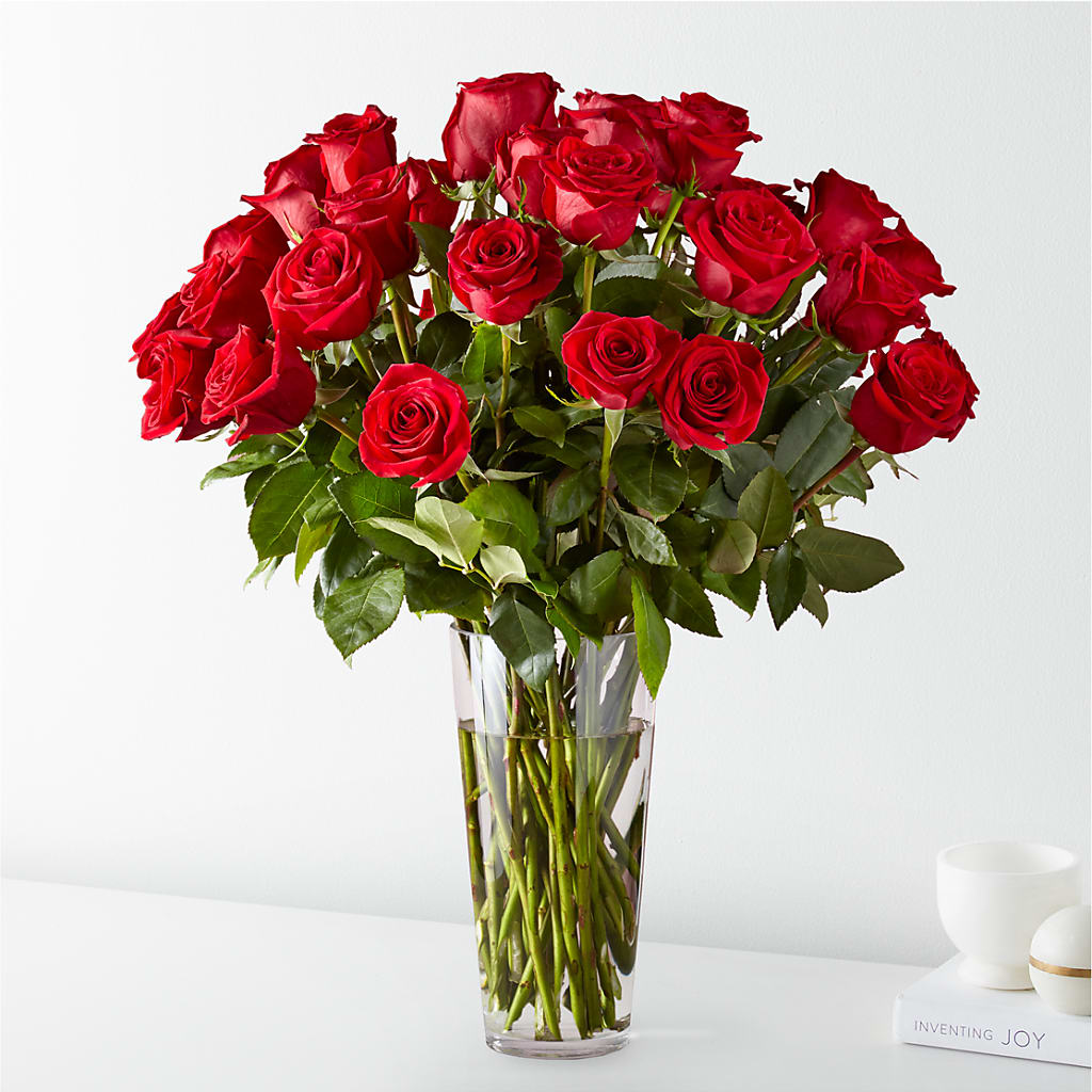 Long Stem Red Rose Bouquet – Lone Oak Gardens, Fairmount IN