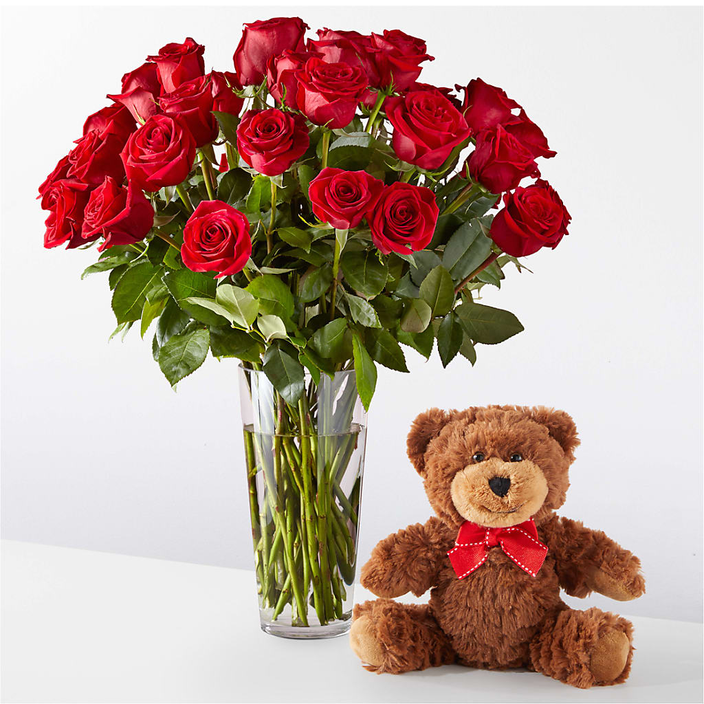Romantic Long Stem Red Rose Bouquet Bundles – Lone Oak Gardens, Fairmount IN