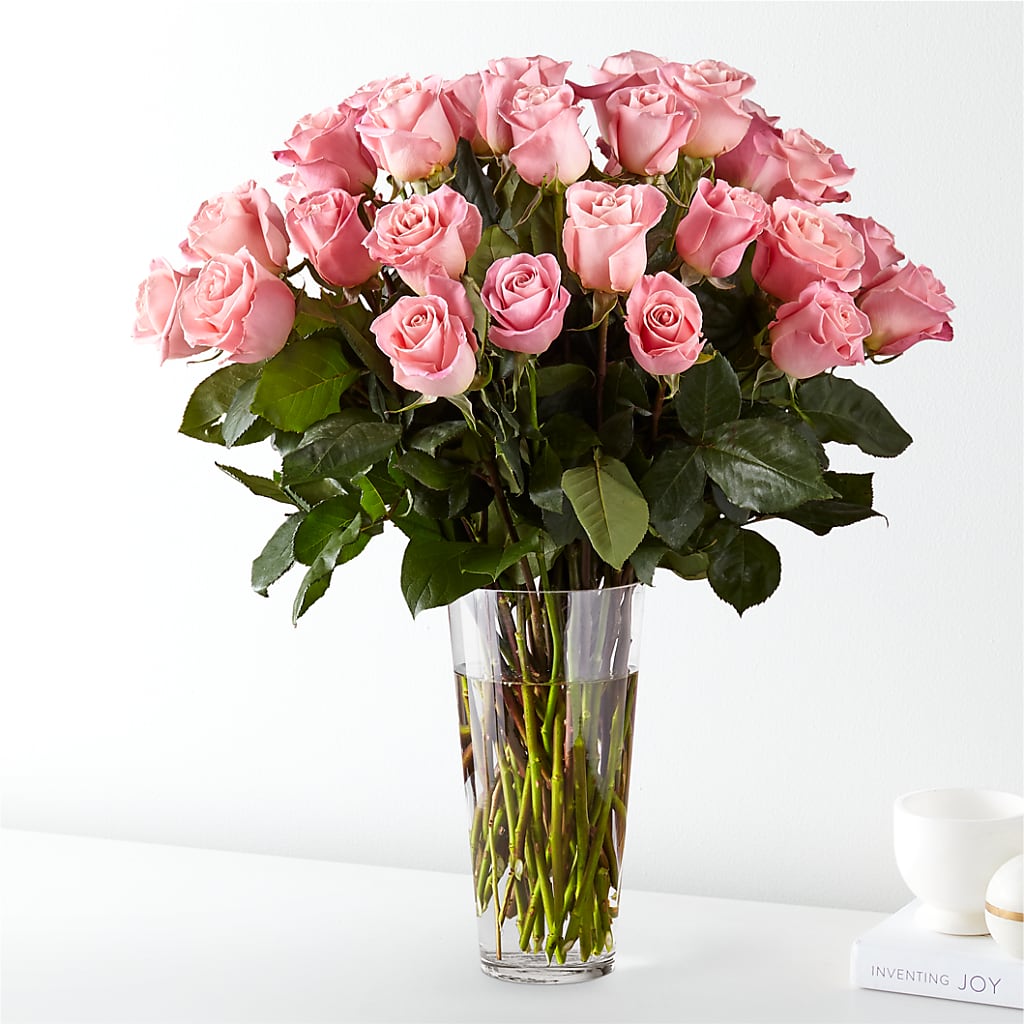 Long Stem Pink Rose Bouquet – Lone Oak Gardens, Fairmount IN