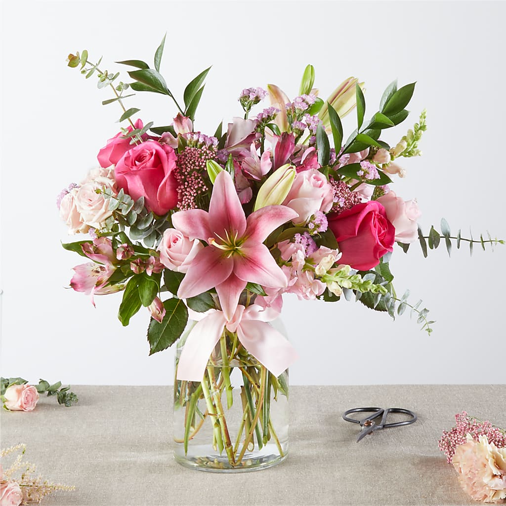 Pink Ribbon - A Florist Original – Lone Oak Gardens, Fairmount IN