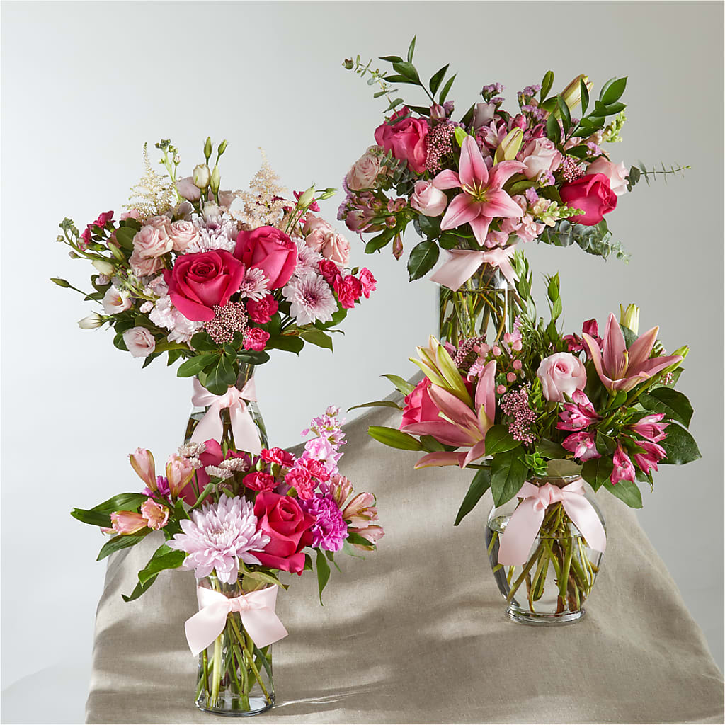 Pink Ribbon - A Florist Original – Lone Oak Gardens, Fairmount IN