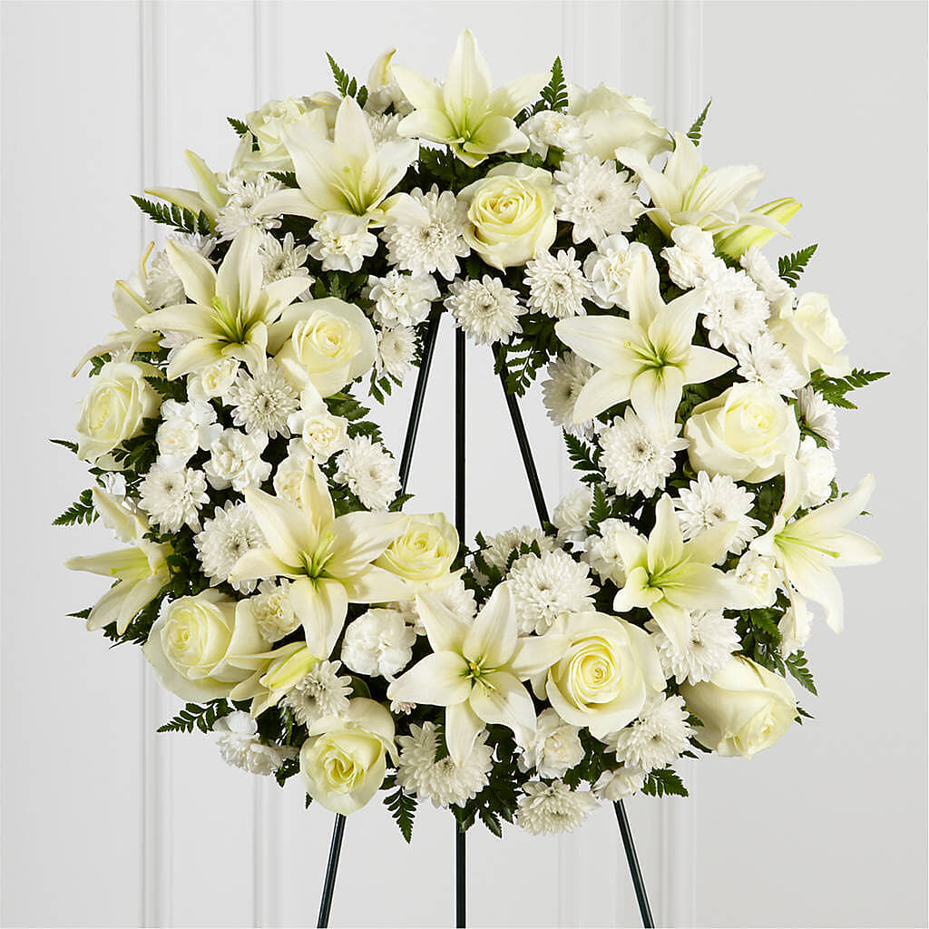 Treasured Tribute Wreath – Lone Oak Gardens, Fairmount IN