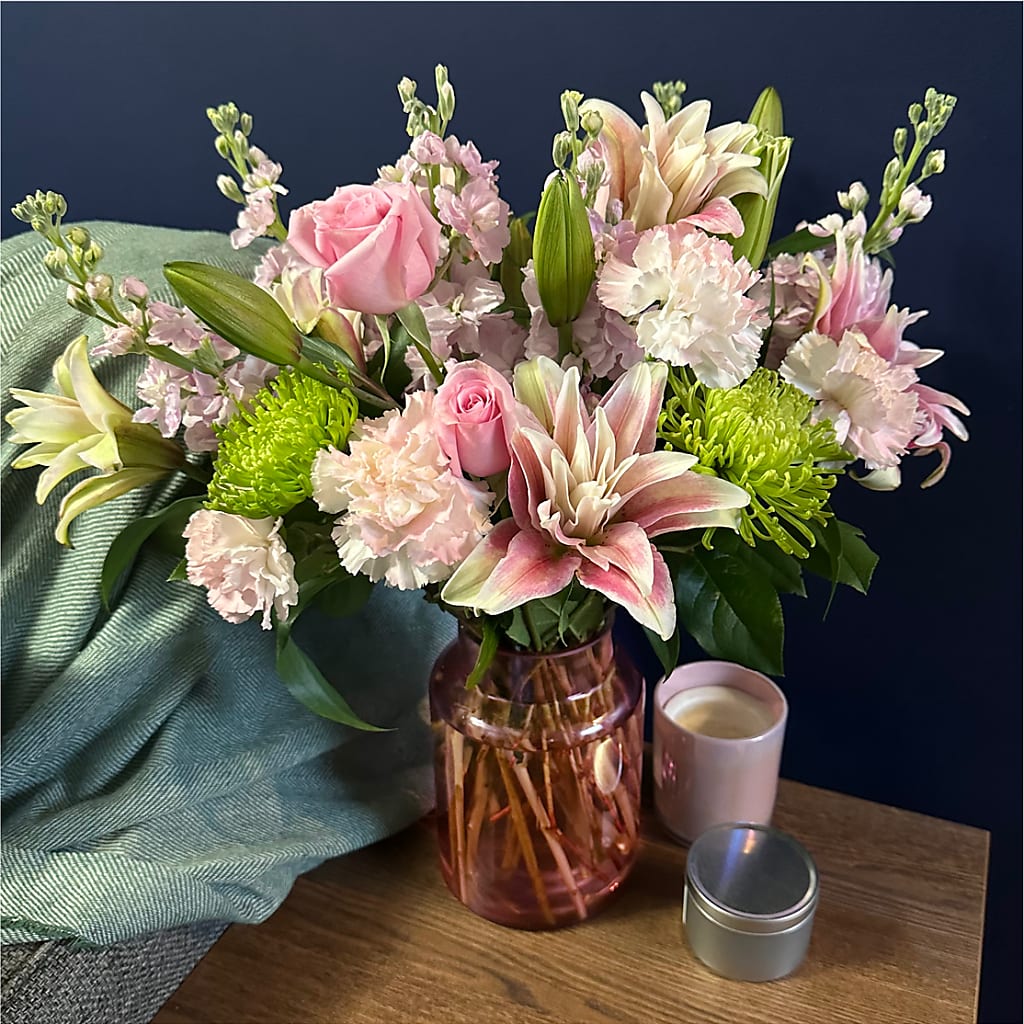 Pretty in Pink Bouquet – Lone Oak Gardens, Fairmount IN