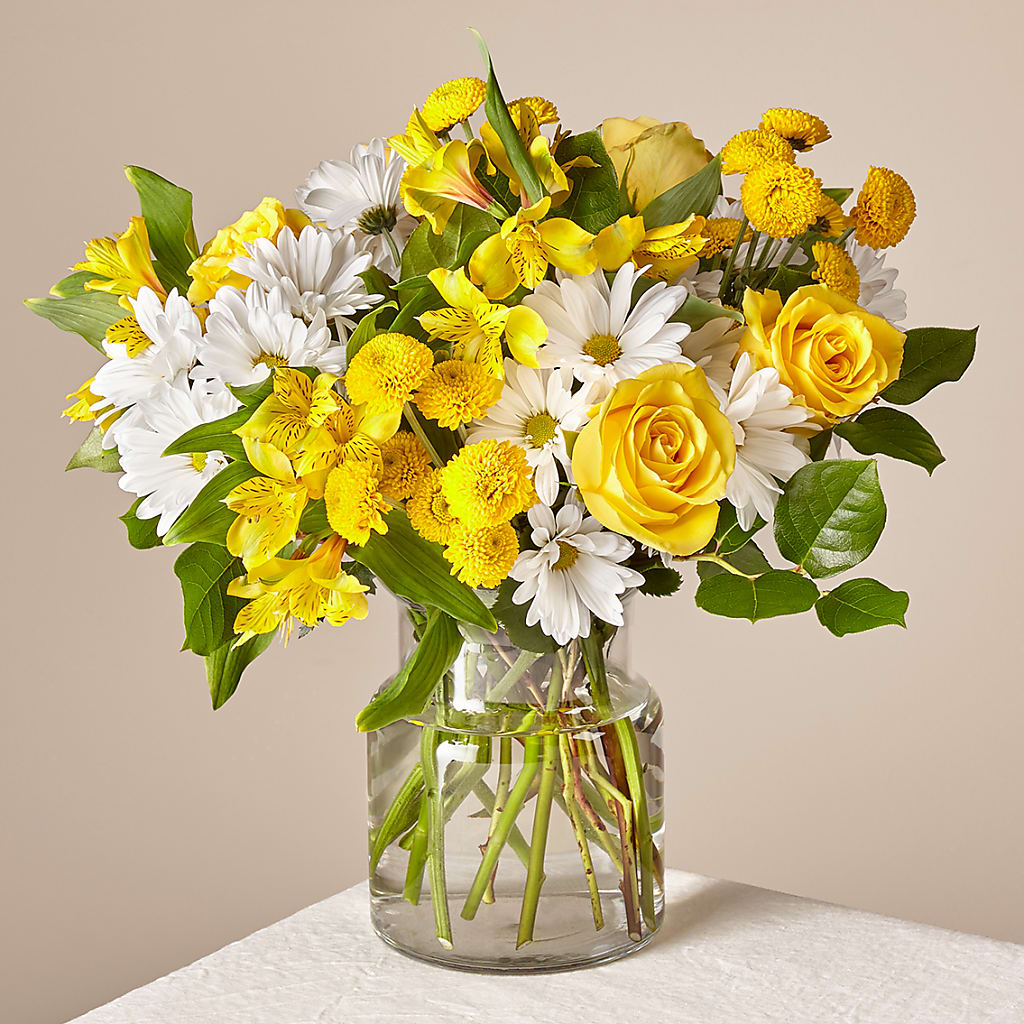 Sunny Sentiments Bouquet – Lone Oak Gardens, Fairmount IN