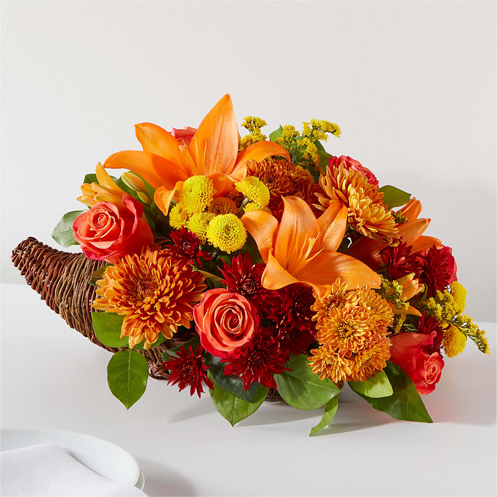 Bouquet of Blessings Cornucopia – Lone Oak Gardens, Fairmount IN