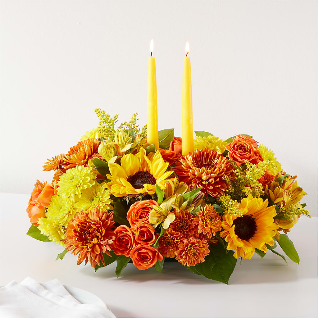 Autumn Harmony Centerpiece – Lone Oak Gardens, Fairmount IN