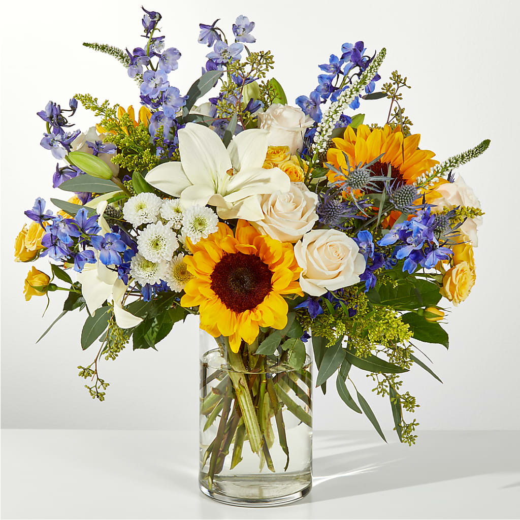 Wonderfully Sunny Bouquet – Lone Oak Gardens, Fairmount IN