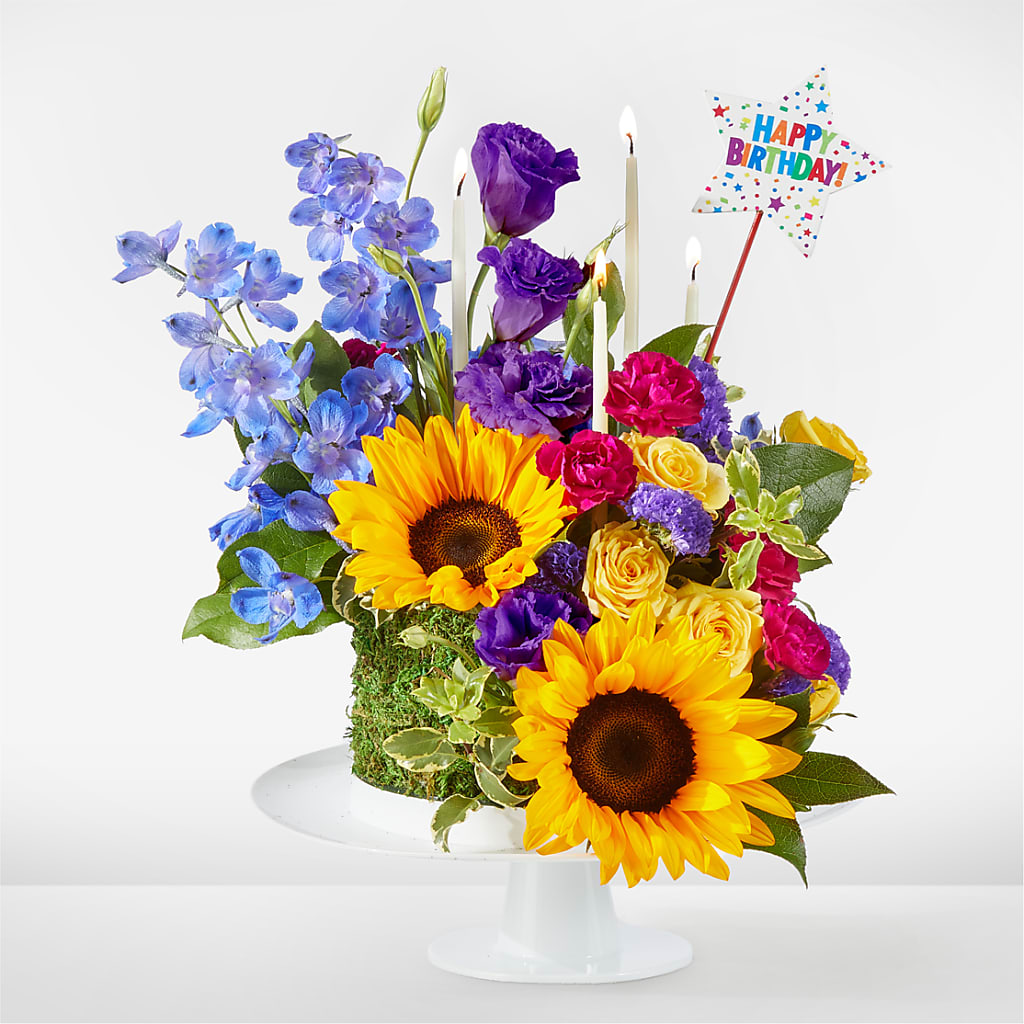 Star of the Day Floral Cake – Lone Oak Gardens, Fairmount IN