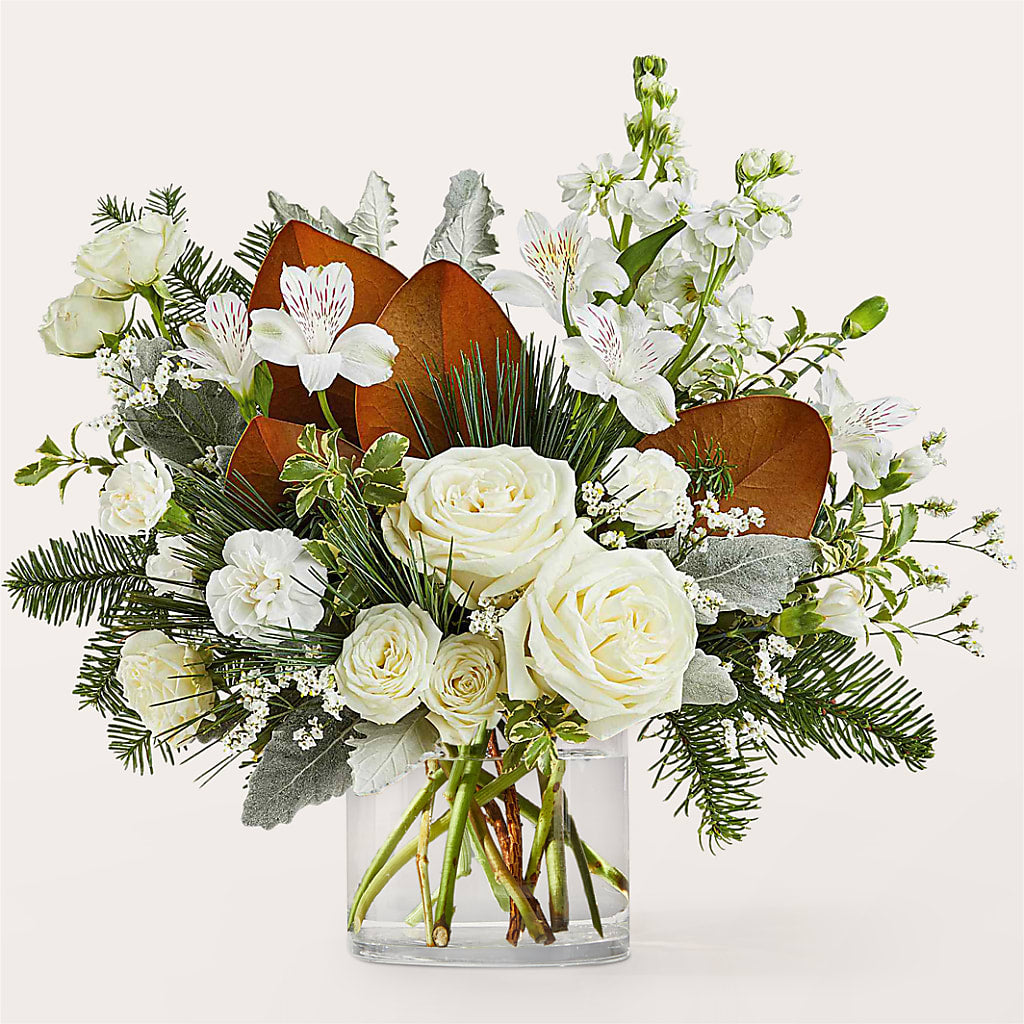 Fresh Snowfall Bouquet – Lone Oak Gardens, Fairmount IN