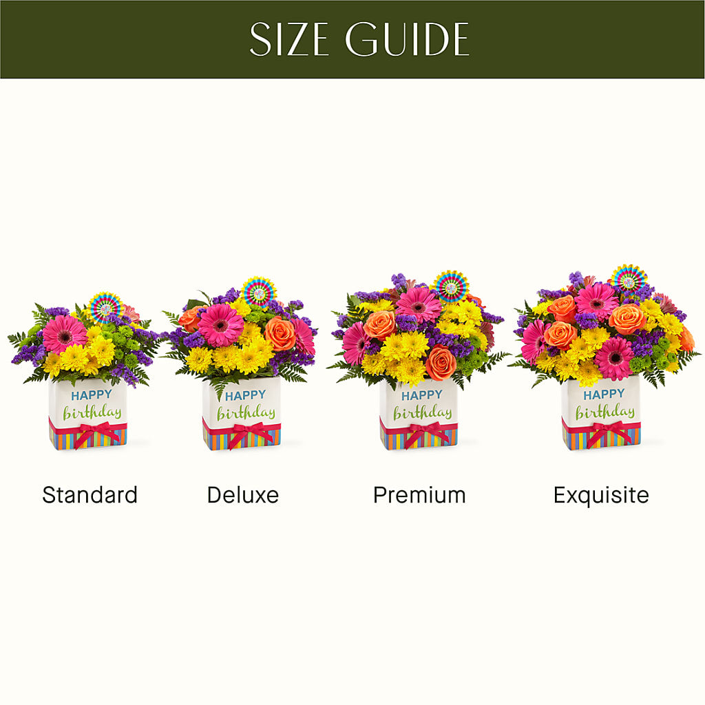 Birthday Brights Bouquet –  Lone Oak Gardens, Fairmount IN