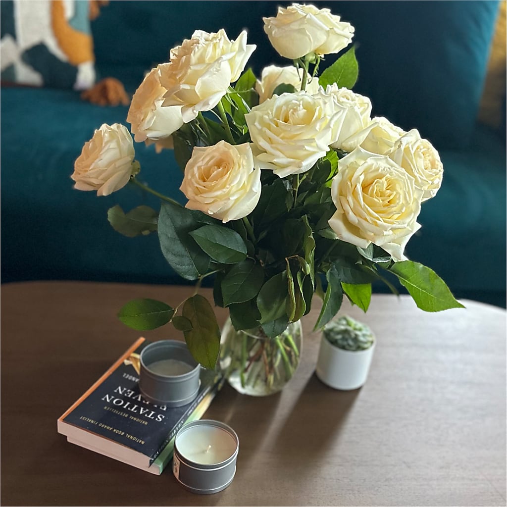 Long Stem Yellow Rose Bouquet –  Lone Oak Gardens, Fairmount IN