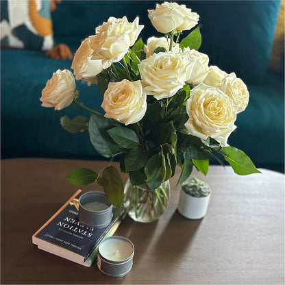 Long Stem Yellow Rose Bouquet –  Lone Oak Gardens, Fairmount IN