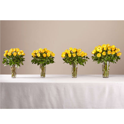Long Stem Yellow Rose Bouquet –  Lone Oak Gardens, Fairmount IN