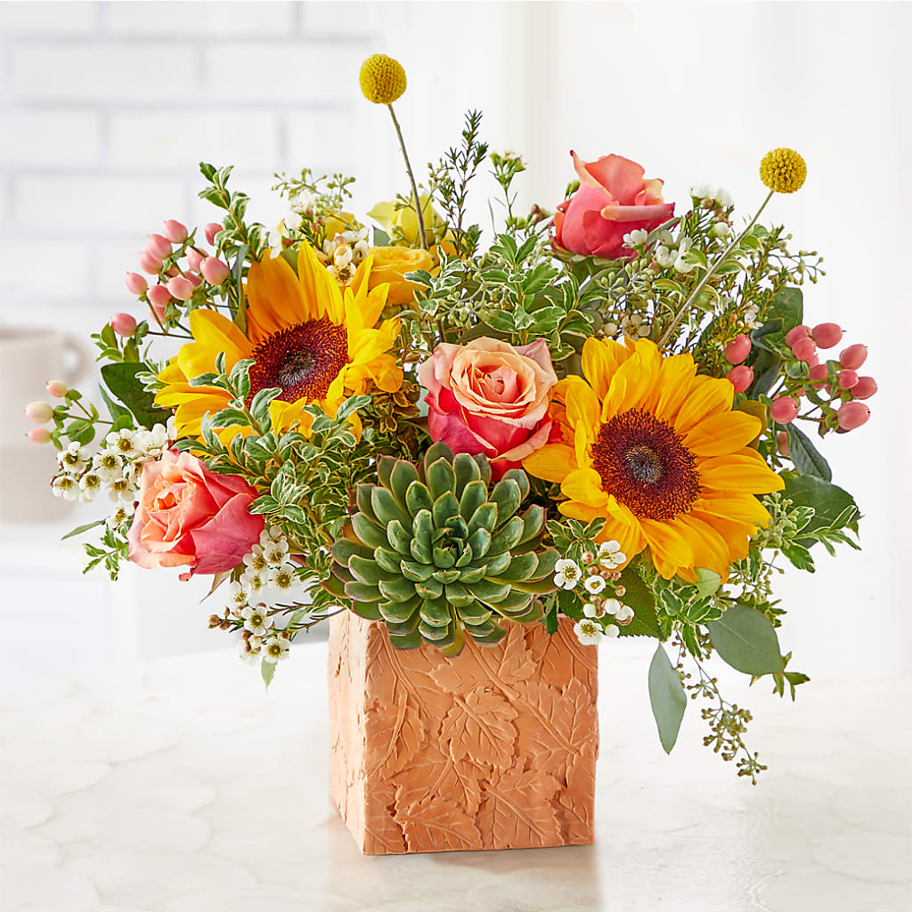 Sunflower Season Bouquet –  Lone Oak Gardens, Fairmount IN