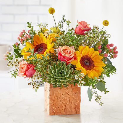 Sunflower Season Bouquet –  Lone Oak Gardens, Fairmount IN