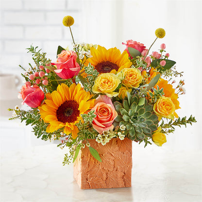 Sunflower Season Bouquet –  Lone Oak Gardens, Fairmount IN