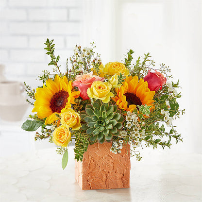Sunflower Season Bouquet –  Lone Oak Gardens, Fairmount IN