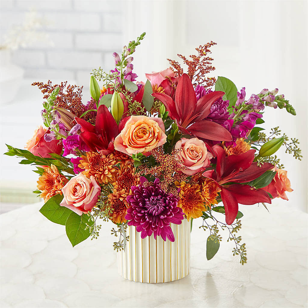 Burgundy Landscape Bouquet –  Lone Oak Gardens, Fairmount IN