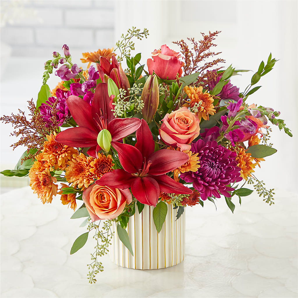 Burgundy Landscape Bouquet –  Lone Oak Gardens, Fairmount IN
