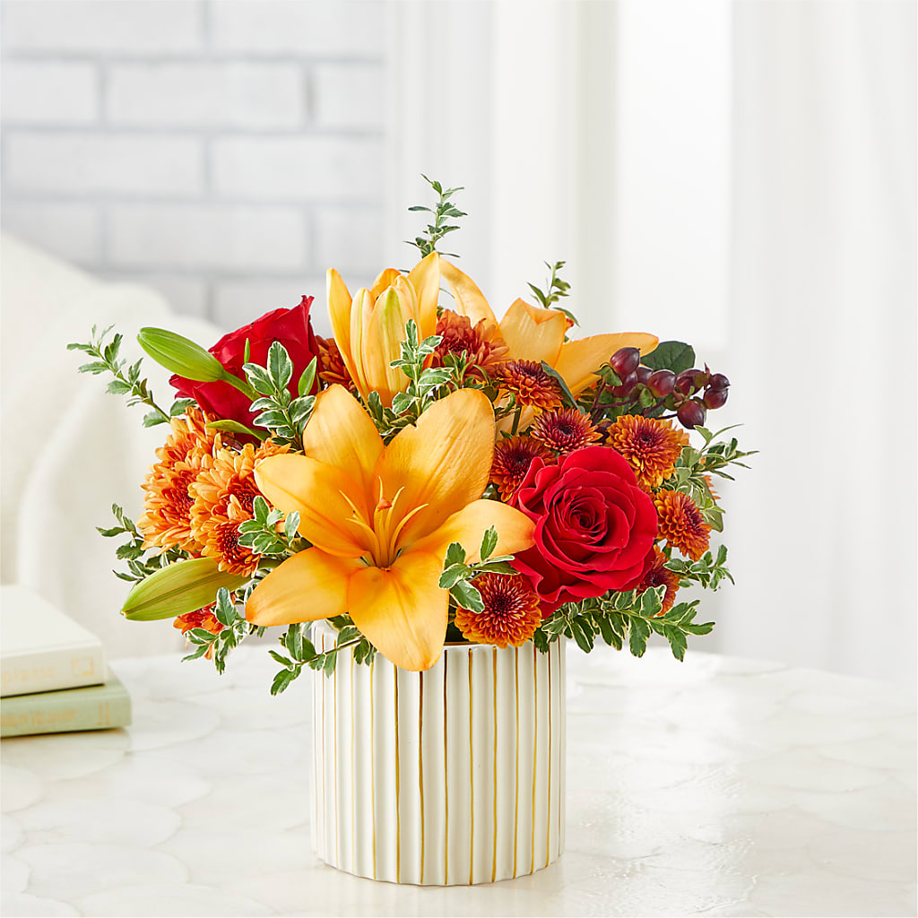 Scarlet Skies Bouquet –  Lone Oak Gardens, Fairmount IN
