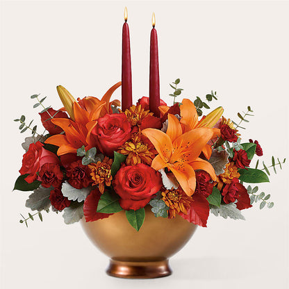 Fruits of Fall Centerpiece –  Lone Oak Gardens, Fairmount IN