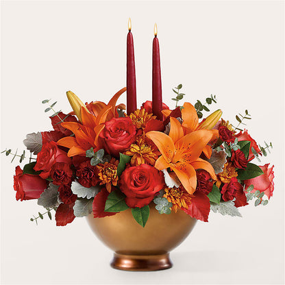 Fruits of Fall Centerpiece –  Lone Oak Gardens, Fairmount IN
