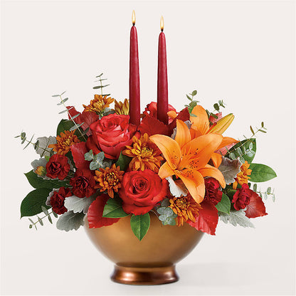 Fruits of Fall Centerpiece –  Lone Oak Gardens, Fairmount IN