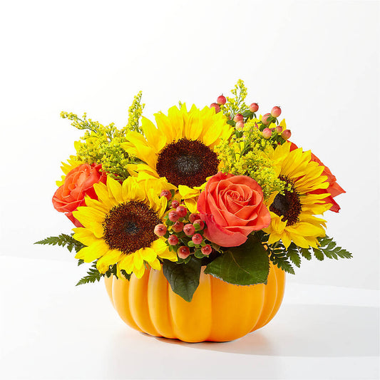 Pick of the Patch Pumpkin Bouquet –  Lone Oak Gardens, Fairmount IN