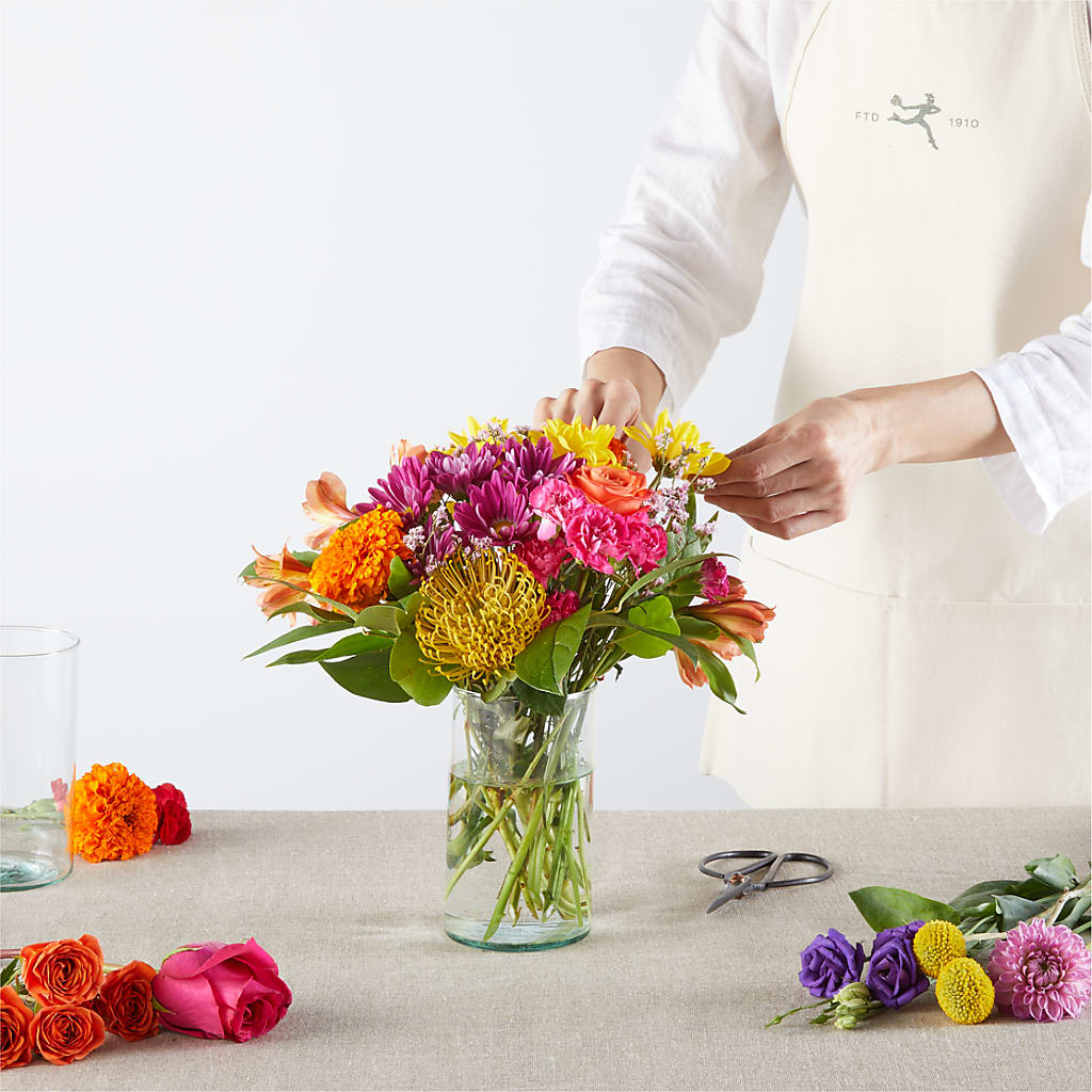 Feast of Color – A Florist Original –  Lone Oak Gardens, Fairmount IN