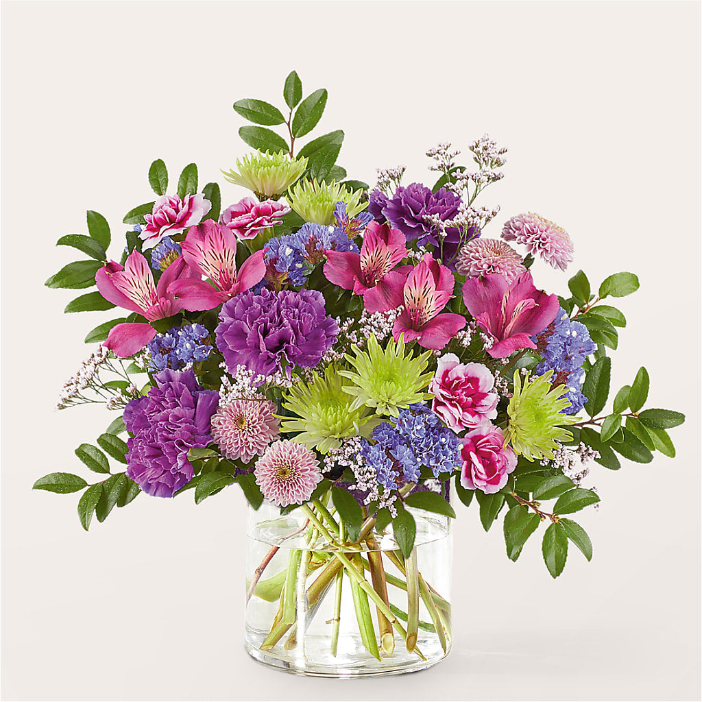 Glass Half Full Bouquet –  Lone Oak Gardens, Fairmount IN