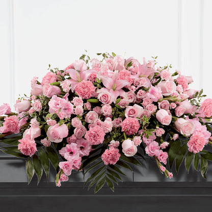 Garden of Comfort Casket Spray (Standard) –  Lone Oak Gardens, Fairmount IN