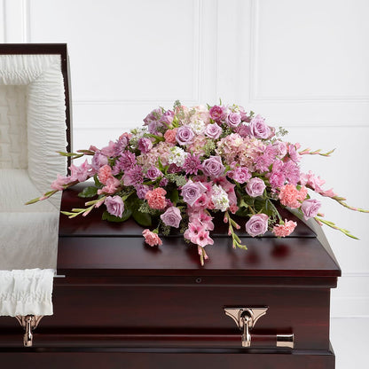 Immorata Casket Spray –  Lone Oak Gardens, Fairmount IN