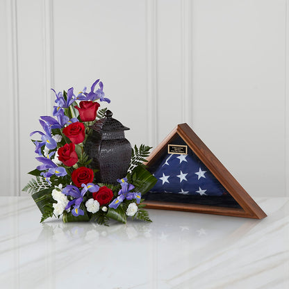 Patriotic Tribute Arrangement –  Lone Oak Gardens, Fairmount IN