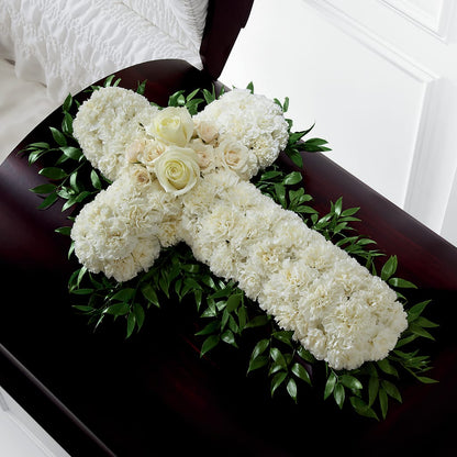 Peaceful Memories Casket Spray (Standard) –  Lone Oak Gardens, Fairmount IN