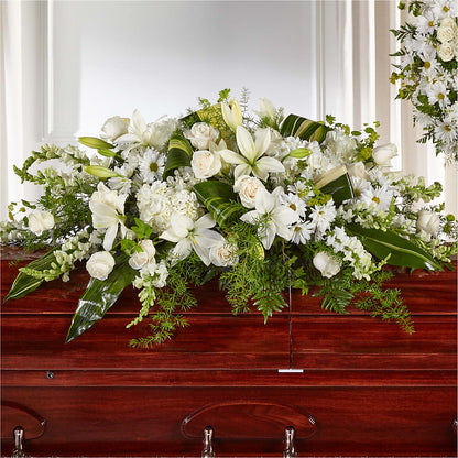 Abundance Casket Spray –  Lone Oak Gardens, Fairmount IN