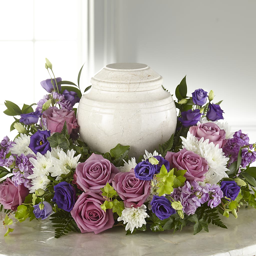 Blooming Sympathy Cremation Adornment –  Lone Oak Gardens, Fairmount IN