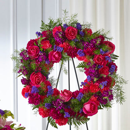 Calming Colors Wreath –  Lone Oak Gardens, Fairmount IN