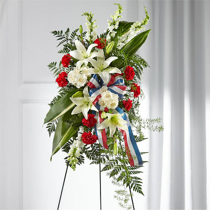 Stars of Life Standing Spray –  Lone Oak Gardens, Fairmount IN