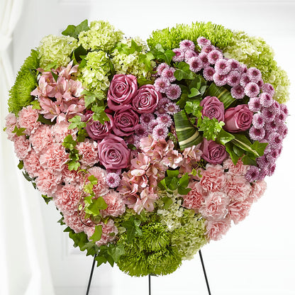 Heartwarming Standing Heart –  Lone Oak Gardens, Fairmount IN
