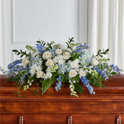Timeless Essence Casket Spray –  Lone Oak Gardens, Fairmount IN