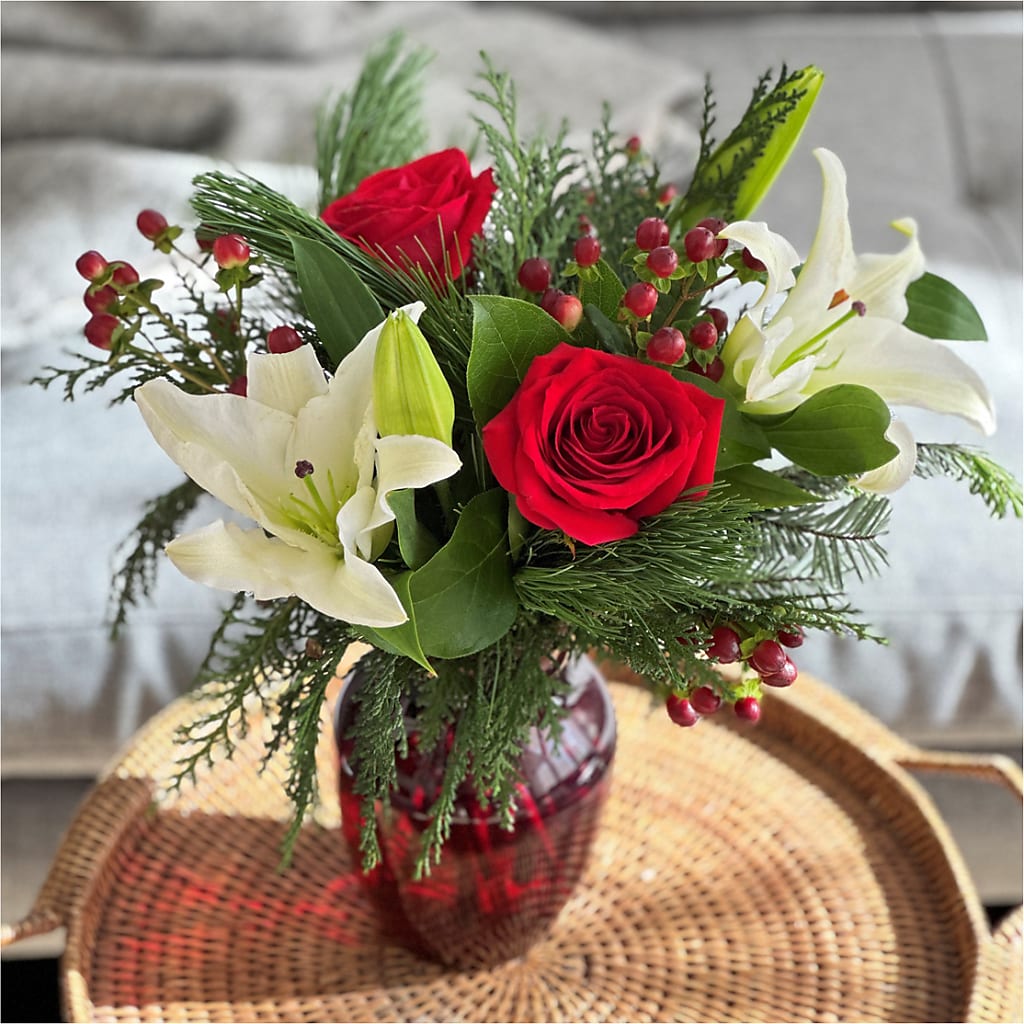 Evergreen Delight Bouquet –  Lone Oak Gardens, Fairmount IN