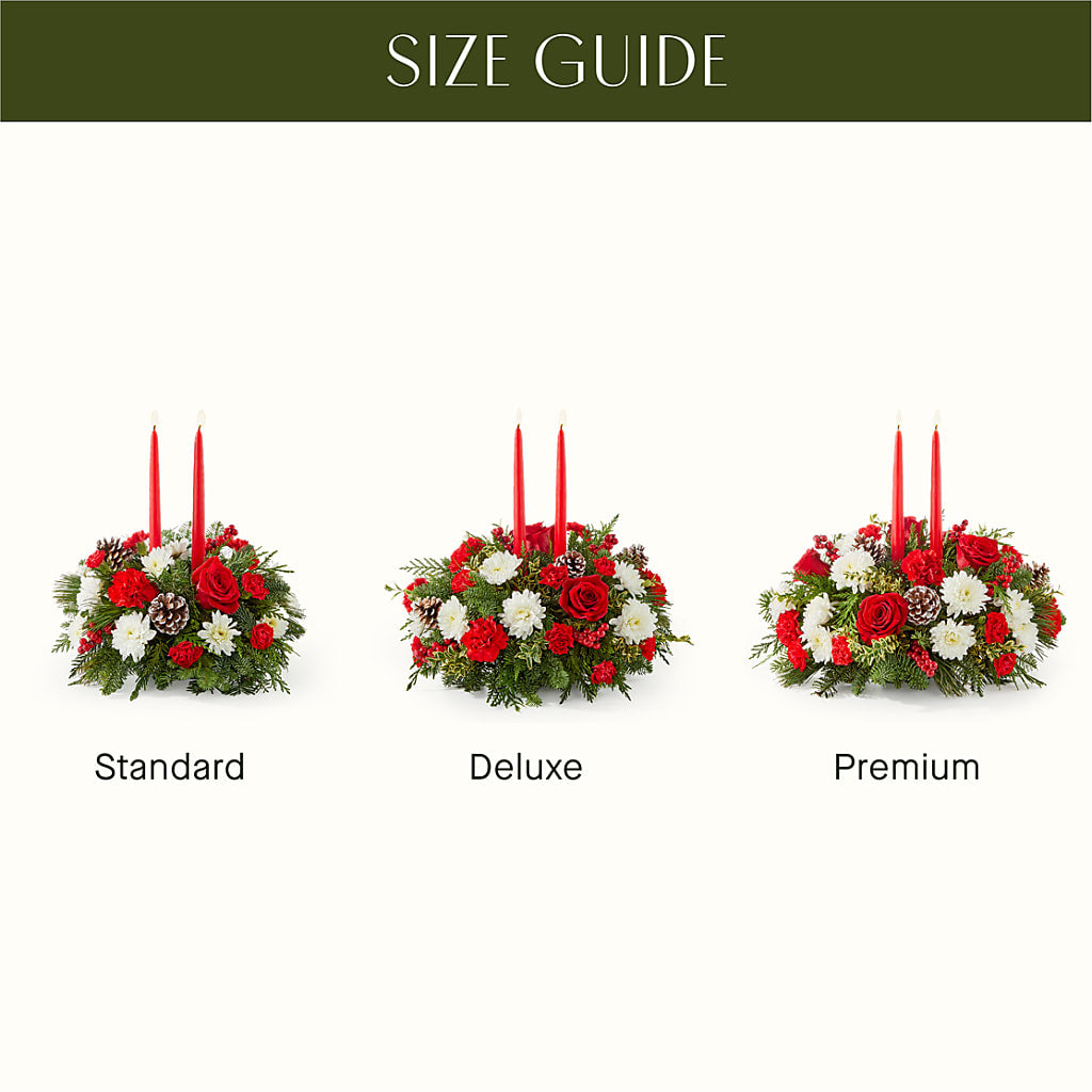 Holiday Soiree Centerpiece –  Lone Oak Gardens, Fairmount IN