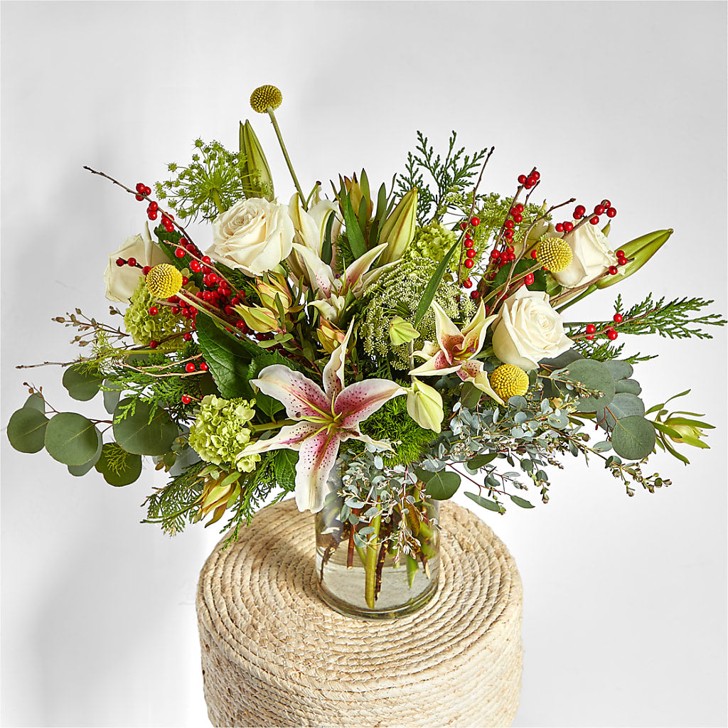 Berry & Bright Bouquet –  Lone Oak Gardens, Fairmount IN