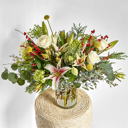 Berry & Bright Bouquet –  Lone Oak Gardens, Fairmount IN