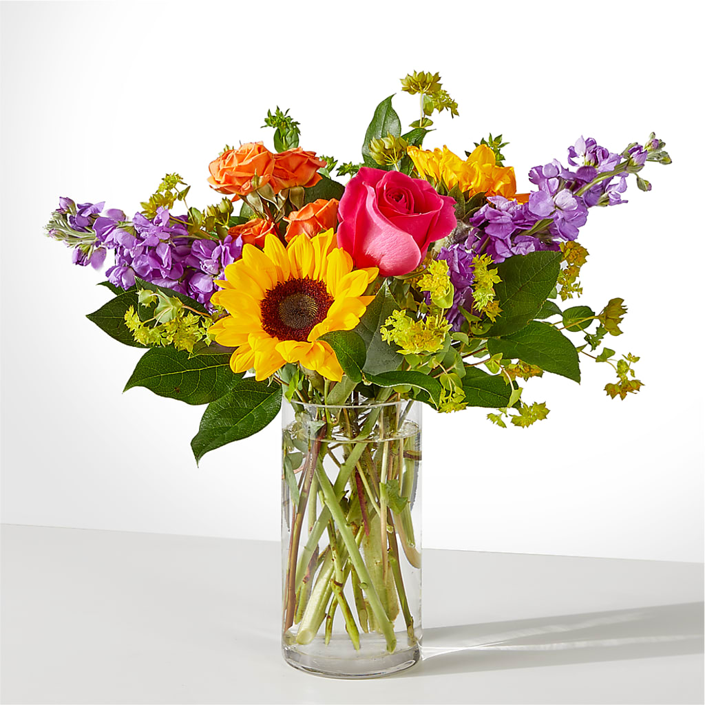 Vibrant Greetings Bouquet –  Lone Oak Gardens, Fairmount IN