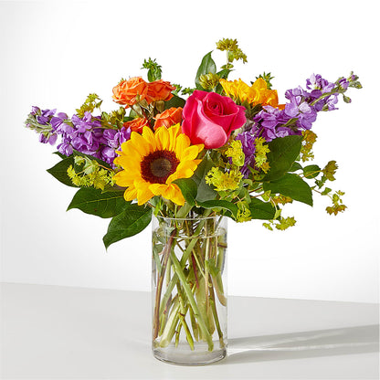 Vibrant Greetings Bouquet –  Lone Oak Gardens, Fairmount IN