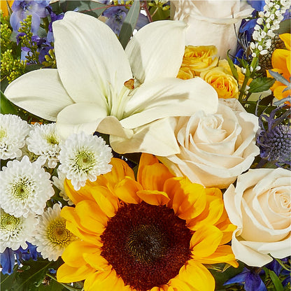 Wonderfully Sunny Bouquet –  Lone Oak Gardens, Fairmount IN