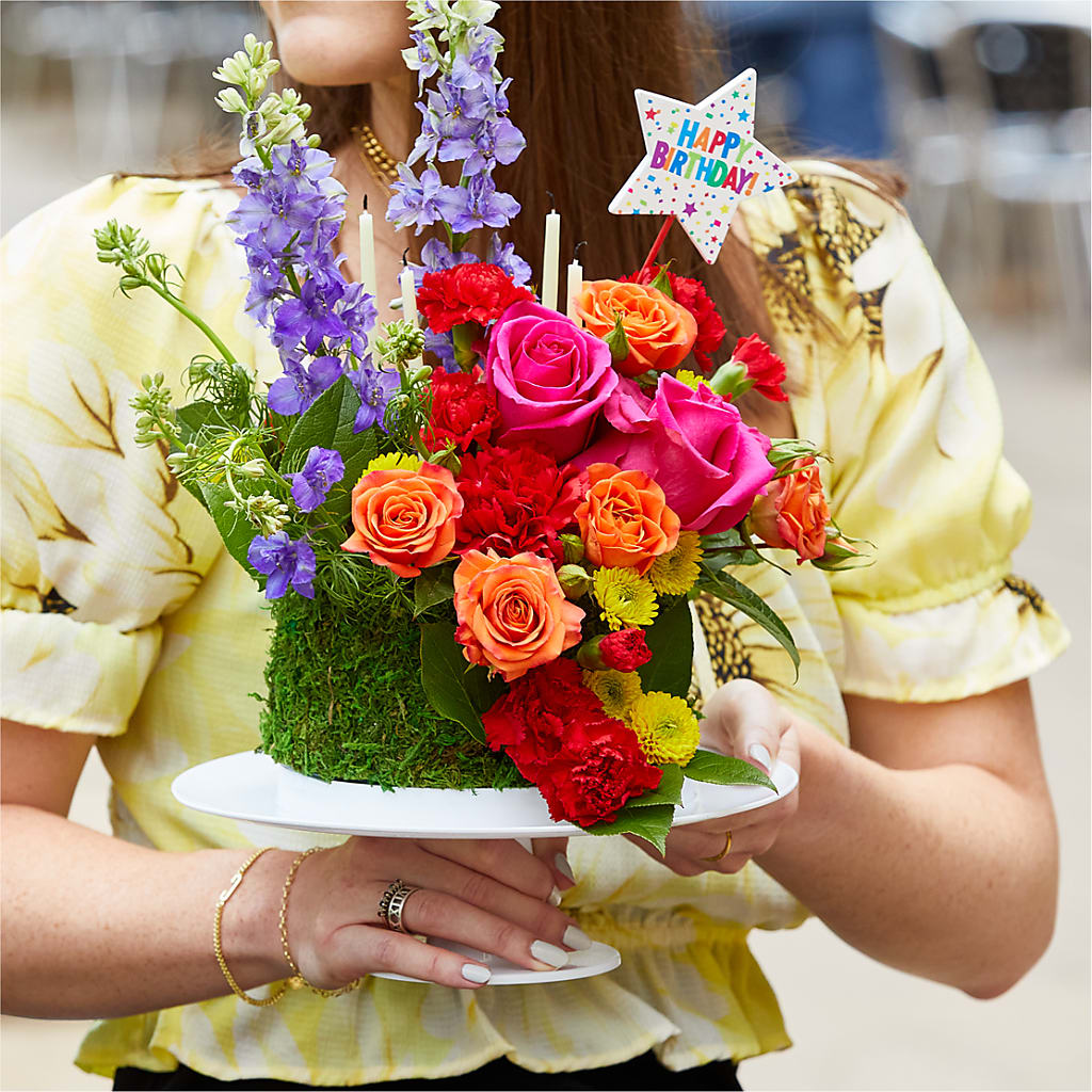 Best Year Yet Floral Cake –  Lone Oak Gardens, Fairmount IN