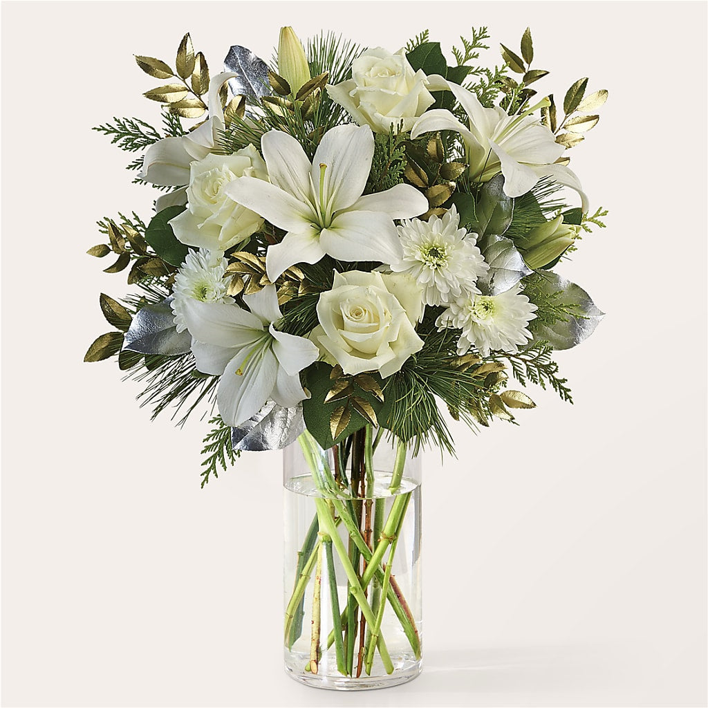 Wintry Mix Bouquet –  Lone Oak Gardens, Fairmount IN